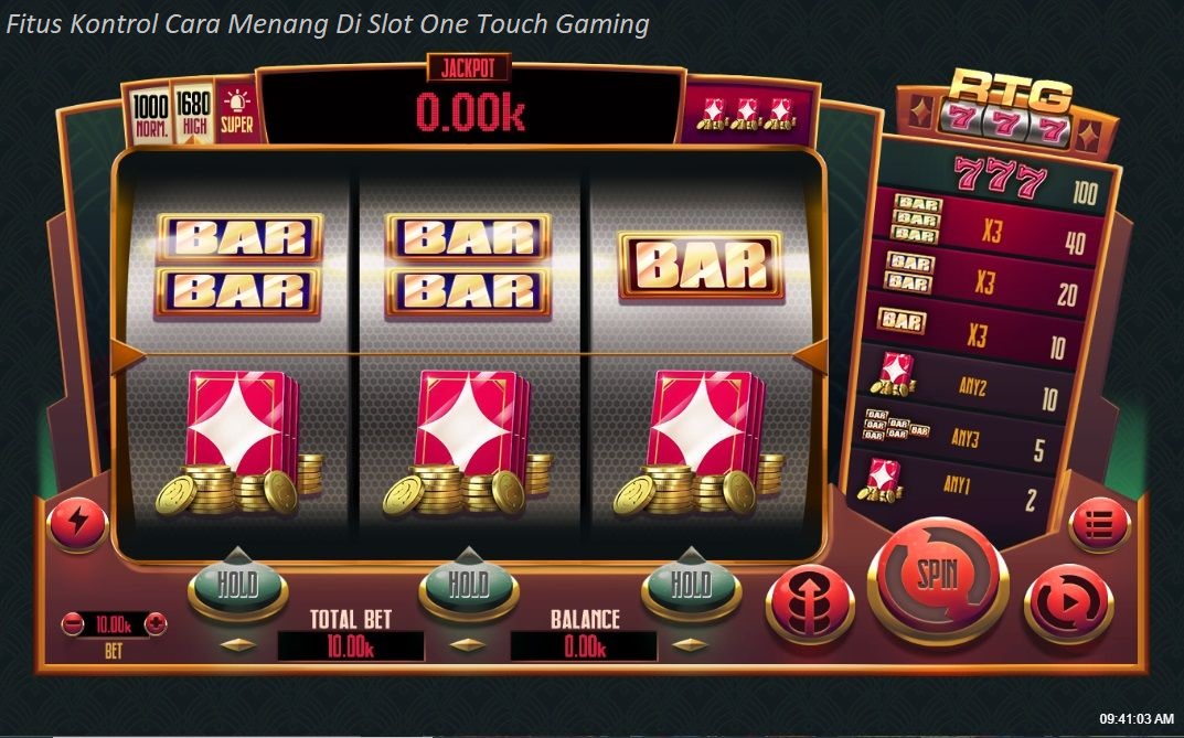 Fitus Kontrol Cara Menang Di Slot One Touch Gaming